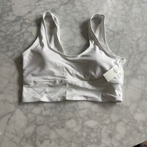 NWT oldnavy white bikini top Size M